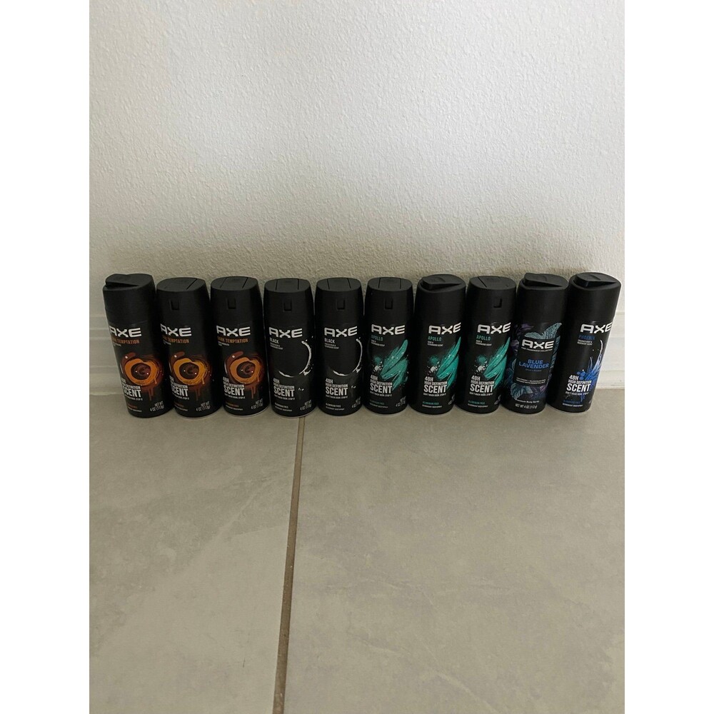 10 brand new Axe deodorant body spray bundle set